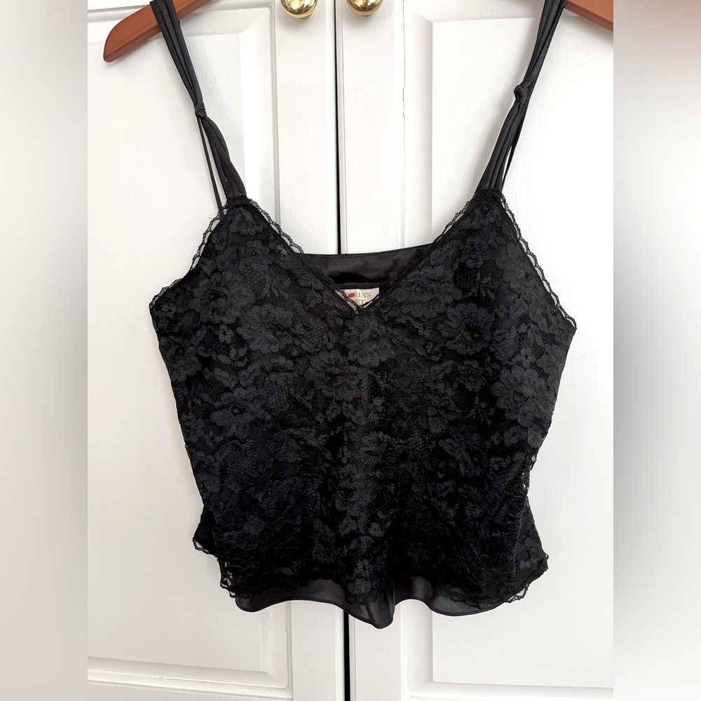 Victoria's Secret Black Lace Camisole